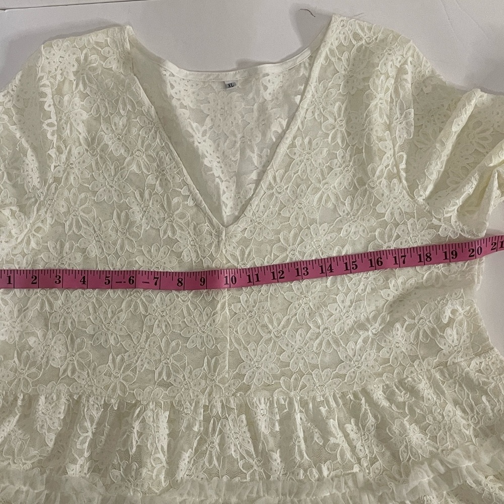 XL Angel Heart Boutique Lace Tiered V-Neck Women's Top - Dress
NWT - Picture 7 of 15
